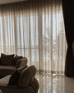 Designer Balcony curtains with Premium quality for modern Delhi homes